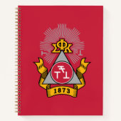 Phi Sigma Kappa Wapen Notitieboek (Voorkant)