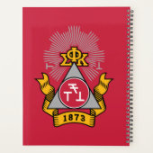 Phi Sigma Kappa Wapen Planner (Achterkant)