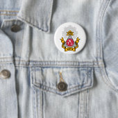 Phi Sigma Kappa Wapen Ronde Button 5,7 Cm (In situ)