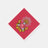 Phi Sigma Kappa Wapen Servet (Hoek)