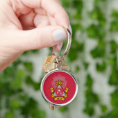 Phi Sigma Kappa Wapen Sleutelhanger (Hand)