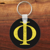 Phi - Wiskunde Symbolen Sleutelhanger (Voorkant)