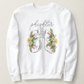 Phighter Floral Lung Sweatshirt (Design voorkant)