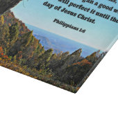 Phil. 1:6 Ik heb er vertrouwen in dat hij.. Snijplank (Hoek)