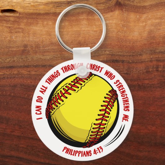 PHIL.413 - SOFTBALL SLEUTELHANGER (Voorkant)