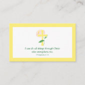 Phil. 4:13 I can do all things Scripture Card Visitekaartje (Voorkant)