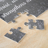 Phil. 4:13 Ik kan alles doen door Christus.. Legpuzzel (Zijkant)