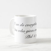 Phil 4:13 koffiemok (Voorkant links)