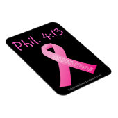 Phil 4:13 Survive Pink Ribbon Magneet (Rechterzijde)