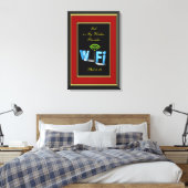 Phil 4:19 God is Mijn Draadloze Leverancier Canvas Afdruk (Insitu (Slaapkamer))