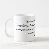 Phil 4:6 koffiemok (Links)