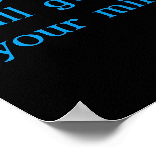 Phil 4:7 Grizzly Beren in de oceaan Poster (Hoek)