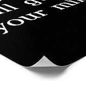 Phil 4:7 Met een Eagle voor Amerikaanse vlag Poster (Hoek)