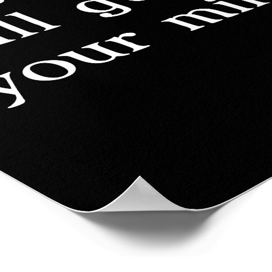 Phil 4:7 Met een Eagle voor Amerikaanse vlag Poster (Hoek)