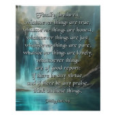 Phil 4:8 Poster (Voorkant)