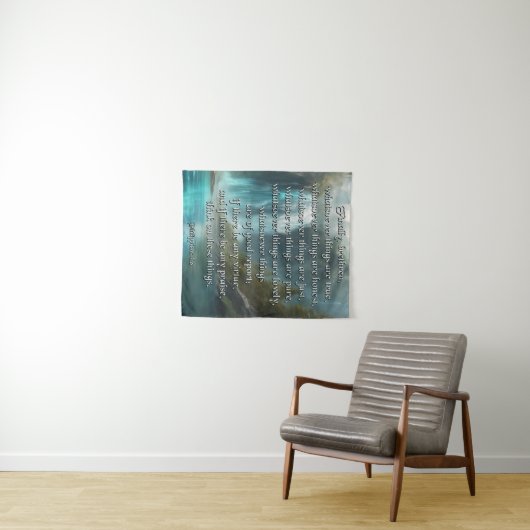 Phil 4:8 sm Tapestry Wandkleed (In Situ (horizontaal))