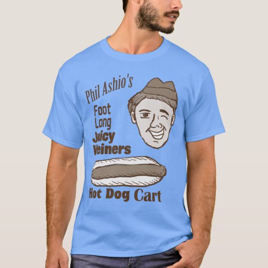 Phil Ashio's Hot Dog Cart 2 Man Shirt (Voorkant)