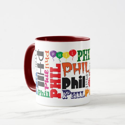 Phil Coffee Mok (Voorkant links)