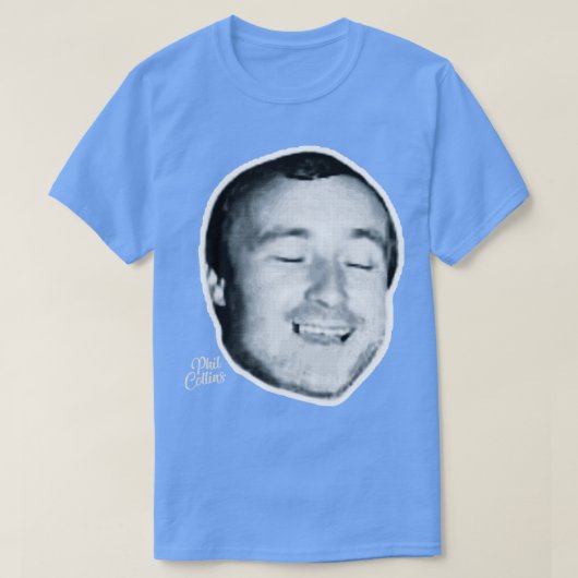 Phil Collins 80s esthetisch ontwerp 1 T-shirt (Design voorkant)