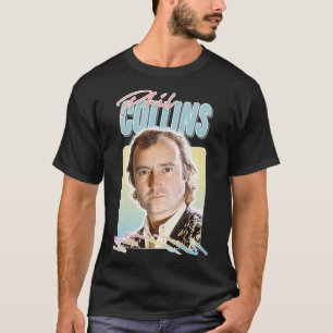 Phil Collins 80s Retro Aesthetisch Ontwerp T-shirt