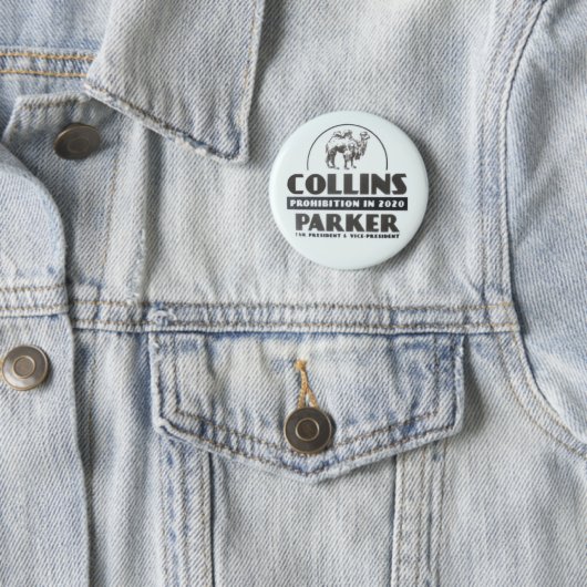 Phil Collins voor President 2020 Ronde Button 5,7 Cm (In situ)