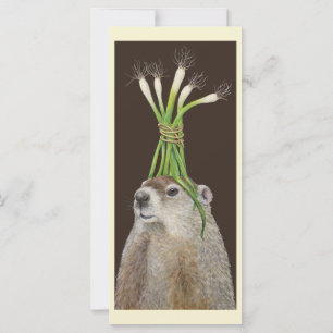 Phil de groundhog platte kaart