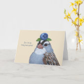 Phil de witte volle migroomkaart kaart (Gele Bloem)