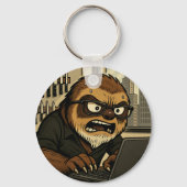 Phil Elmore Agitated Sloth Keychain (Voorkant)
