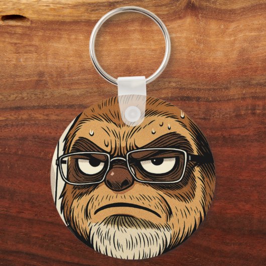 Phil Elmore Agitated Sloth Keychain (Achterkant)