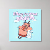 Phil - Giving Up is for Rookies Canvas Print (Voorkant)