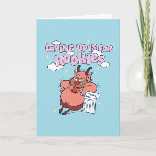 Phil - Giving Up is for Rookies Card Kaart (Voorkant)