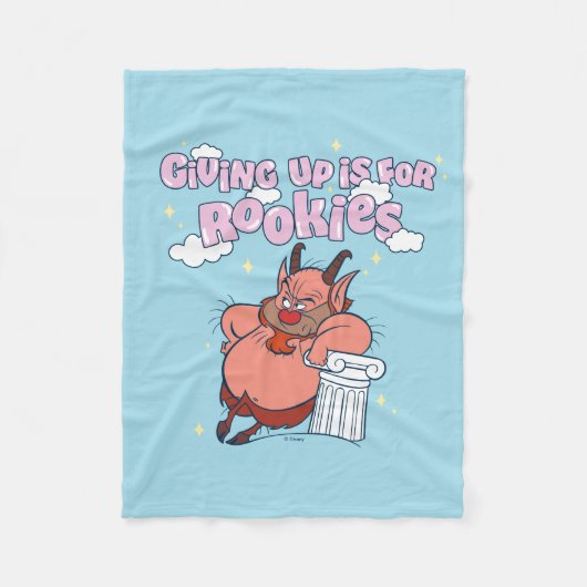 Phil - Giving Up is for Rookies Fleece Blanket Deken (Voorkant)