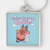 Phil - Giving Up is for Rookies Keychain (Voorkant)