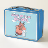 Phil - Giving Up is for Rookies Metal Lunch Box (Achterkant)