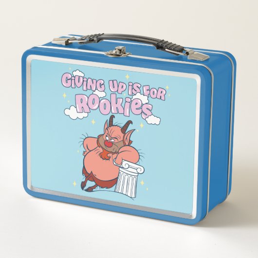 Phil - Giving Up is for Rookies Metal Lunch Box (Voorkant)