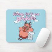 Phil - Giving Up is for Rookies Mouse Pad Muismat (Met muis)