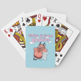 Phil - Giving Up is for Rookies Poker Cards Pokerkaarten