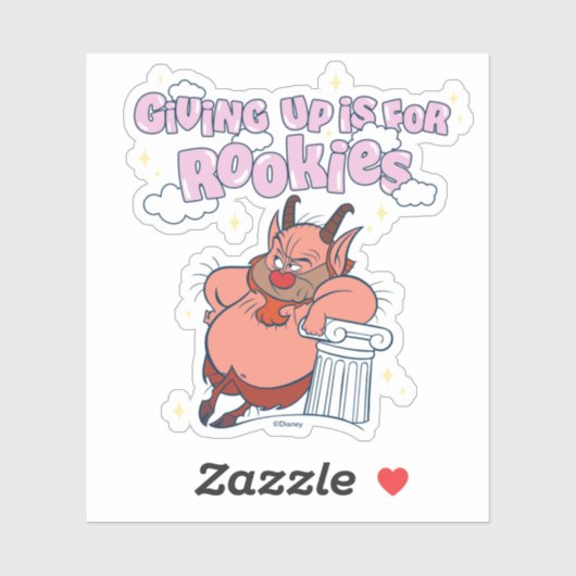 Phil - Giving Up is for Rookies Sticker (Vel)