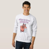 Phil - Giving Up is for Rookies Sweatshirt (Voorkant volledig)