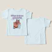 Phil - Giving Up is for Rookies Toddler T-shirt (Ontwerp Voorkant & Achterkant)