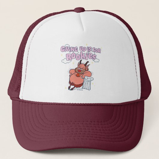 Phil - Giving Up is for Rookies Trucker Hat Trucker Pet (Voorkant)