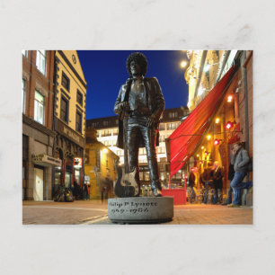 Phil Lynott Sculpture/ Dublin Briefkaart