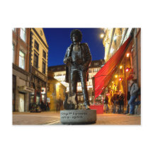 Phil Lynott Sculpture/ Dublin Briefkaart