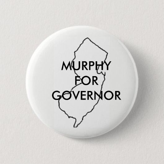 Phil Murphy voor New Jersey gouverneur 2021 Ronde Button 5,7 Cm (Voorkant)