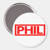 Phil Stamp Magneet (Voorkant / Achterkant)