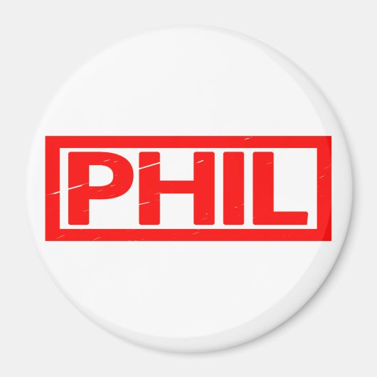 Phil Stamp Magneet (Voorkant)