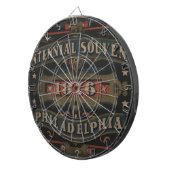 Philadelphia 1876 pennsylvania dartbord (Voorkant Rechts)