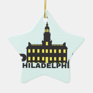 Philadelphia 1 keramisch ornament
