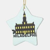 Philadelphia 1 keramisch ornament (Links)
