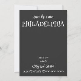 PHILADELPHIA 2024 Feestviering Vakantie Dinner Kaart